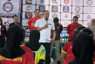 Rayakan HUT ke-2, DPC Bapeksi Kota Bekasi Gelar Turnamen Bola Voli U-16 Se-Jawa Barat